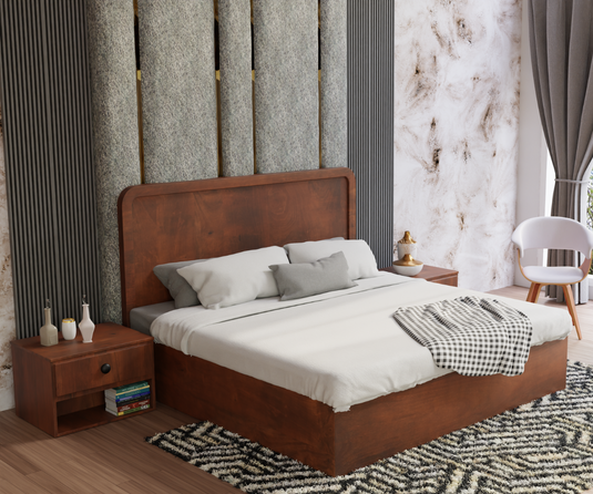 Hearthside Solid Mango Wood Bed Set | Bedroom Furniture