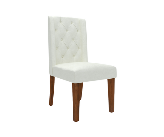 Opulent Upholstered Dining Chairs Set of 2