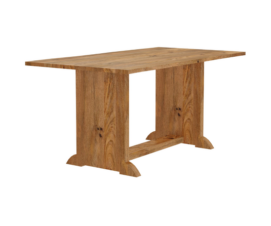 Svelte Solid Wood Dining Table And Chairs Set