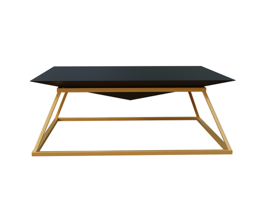 Eccentric Solid Wood Coffee Table | Black Coffee Table 