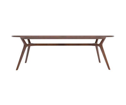 Opulent Solid Wood Dining Table with Upholstered Chairs