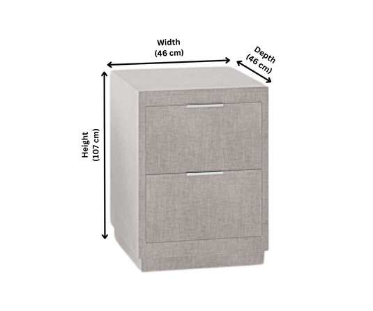 Wooden Bedside Table - Dimensions