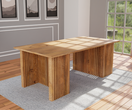 Palatial Solid Wooden Dining Table