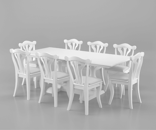 Callenbridge Extendable Double Pedestal Dining Set