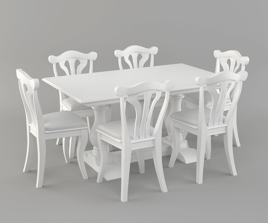 Callenbridge Extendable Double Pedestal Dining Set