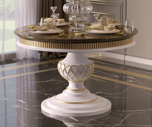 Celestiva Luxury Solid Wood Round Dining TableCelestiva Luxury Solid Wood Round Dining Table
