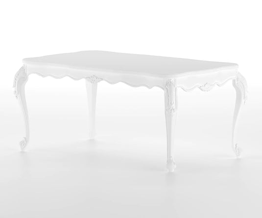 Countryside Solid Wood Luxury White Dining Table