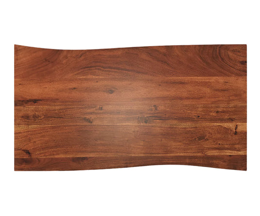 Dravena Wooden Dining Table, Top View.