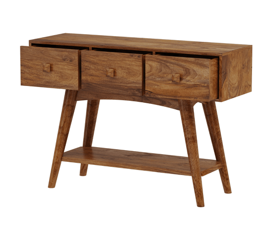 Eclipse Rustic Solid Wood Console Table