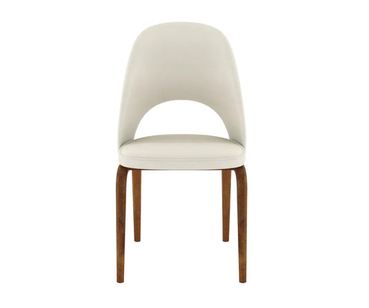 Fexoria Fabric Dining Chair, Front View.