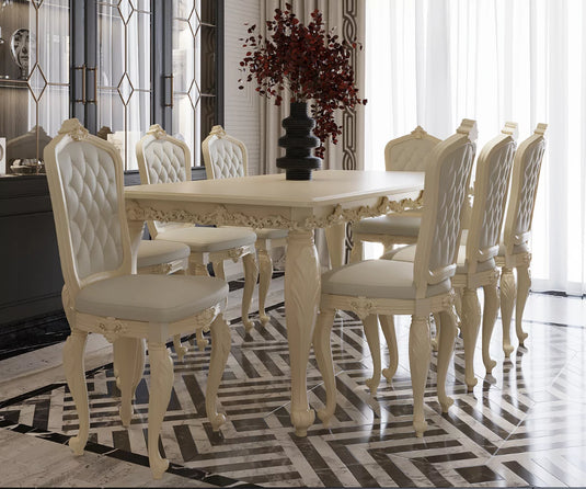 Oxfordian Odyssey Luxury Dining Table Set