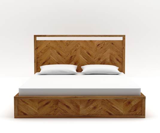 Riva Rustic Solid Wood Storage Bed