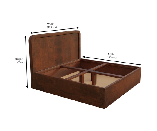 Hearthside Solid Mango Wood Bed | Bedroom Furniture