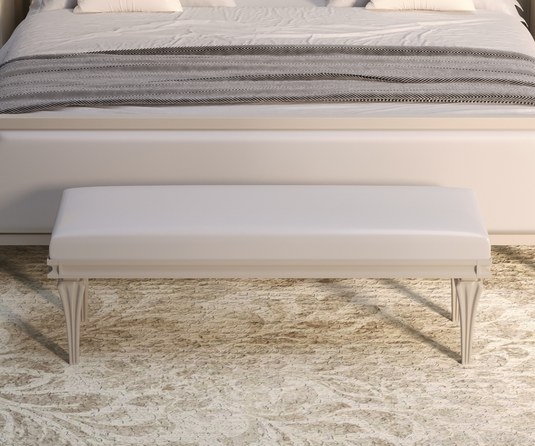 Cozycrest Bedroom Bench Retreat | Bedding Bench | Solid Wood Bench